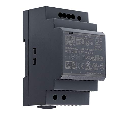 5 VDC | 6,5 A | 32,5Watt | Mean Well HDR-60-5 Hutschienen-Netzteil DIN-Rail von MEAN WELL