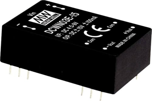 Mean Well DCWN03E-12 DC/DC-Wandlermodul 125mA 3W Anzahl Ausgaenge: 2 x Mean Well DCWN03E-12 DC/DC-Wandlermodul 125mA 3W Anzahl Ausgaenge: 2 x von MEAN WELL