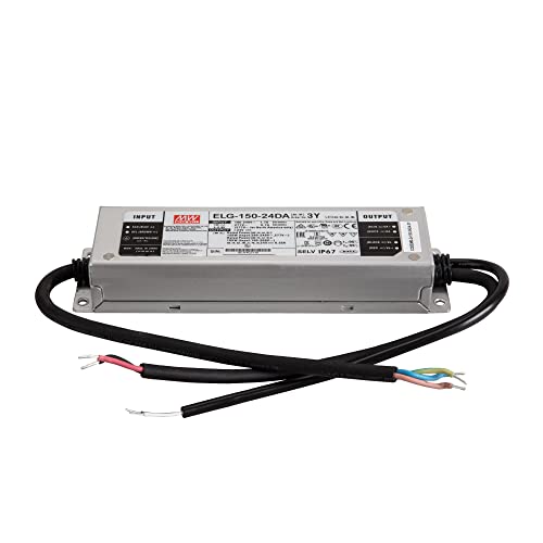 Mean Well ELG-150-24DA-3Y LED-Trafo, LED-Treiber Konstantspannung, Konstantstrom 150W 6.25A 12-24 Mean Well ELG-150-24DA-3Y LED-Trafo, LED-Treiber Konstantspannung, Konstantstrom 150W 6.25A 12-24 von MEAN WELL