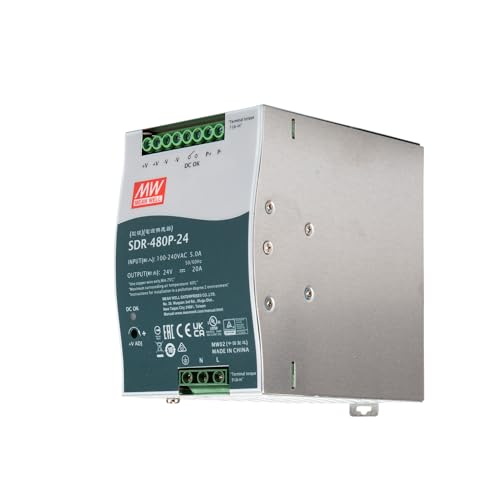 Mean Well SDR-480P-24 Hutschienen-Netzteil (DIN-Rail) 24 V/DC 20A 480W 1 x von MeanWell