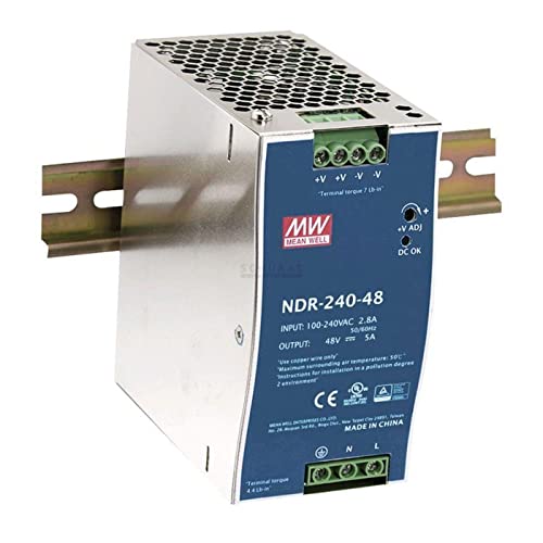 Meanwell NDR-240-48 240W 48V 5A DIN-Schienen-Netzteil DIN-Schiene von MEAN WELL