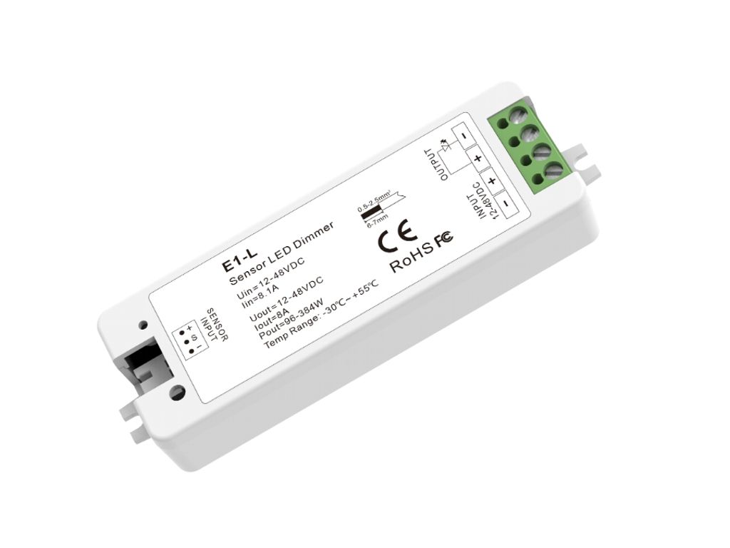 E1-L LED Sensor Controller 1x8A 12-48V DC Steuerungen + Controller Sensor Controller E1-L LED Sensor Controller 1x8A 12-48V DC Steuerungen + Controller Sensor Controller von MEANLED