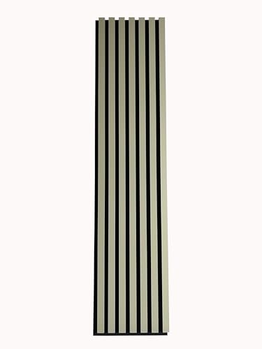 MEBANO. 4er-Set Akustikpaneele Holz 30x132 cm Olive 3D Wandpaneele aus Holzfunier und Filz Wandverkleidung Innen Paneele Wand von MEBANO.