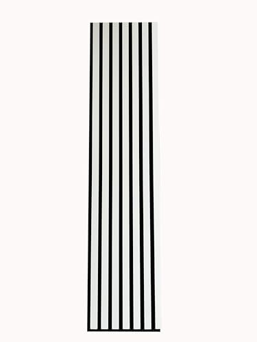 MEBANO. 4er-Set Akustikpaneele Holz 30x132 cm Weiß Semi-Matt 3D Wandpaneele aus Holzfunier und Filz Wandverkleidung Innen Paneele Wand von MEBANO.