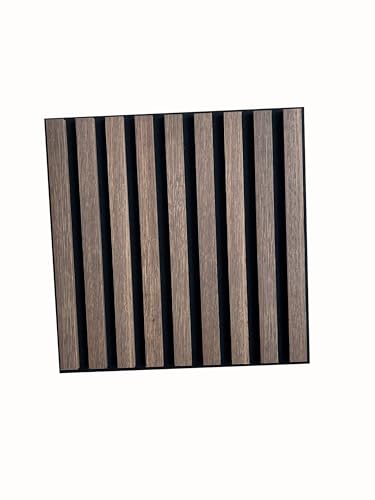 MEBANO. 6er-Set Akustikpaneele Holz 40x40 cm Walnuss 3D Wandpaneele aus Holzfunier und Filz Wandverkleidung Innen Paneele Wand von MEBANO.