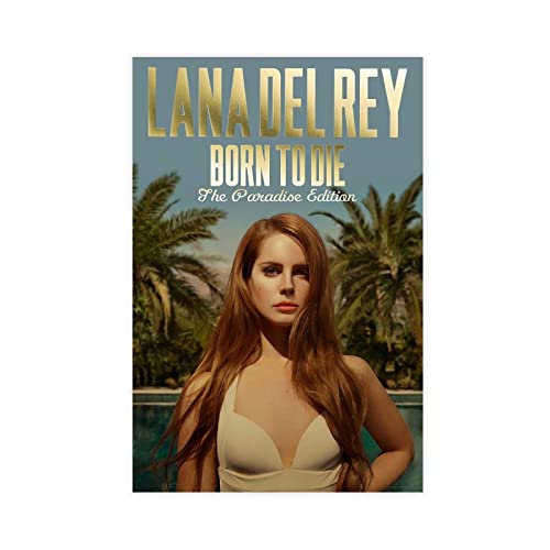 Lana Del Rey Born To Die Poster Singer Leinwand Poster Schlafzimmer Dekor Sport Landschaft Büro Zimmer Dekoration Geschenk,Leinwand Poster Wand Kunst Dekor Drucken Bild Gemälde Für Wohnzimmer Schlafzi von MEBAS