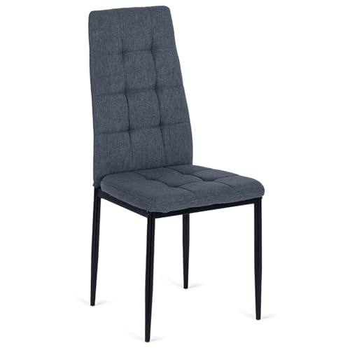 MEBEL ELITE - Esszimmer Stühle in Polsterstoff 2er Set - Esszimmerstühle Grau 42 x 43 x 51 x 4,5 cm - Küchenstühle Modern - Weiche Esstischstühle - Stabile Essstühle ohne scharfe Kanten MEBEL ELITE - Esszimmer Stühle in Polsterstoff 2er Set - Esszimmerstühle Grau 42 x 43 x 51 x 4,5 cm - Küchenstühle Modern - Weiche Esstischstühle - Stabile Essstühle ohne scharfe Kanten von MEBEL ELITE