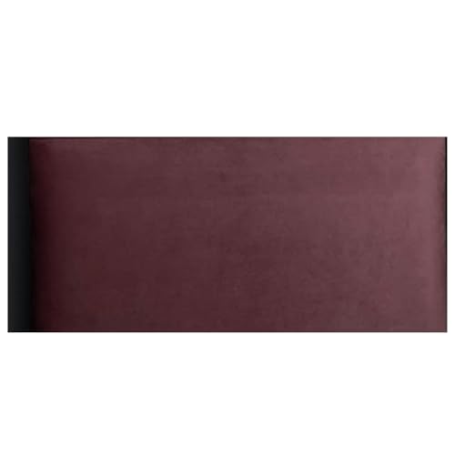 Angelo - Wandpolster - 3D Wandpaneele Bett - Wandkissen - Polsterpaneele - Polster Paneele - Gepolstert Paneele Wand - Pflaume 100x30 - Polster Paneele - Deckenpaneele - Rechteck von MEBLE ANGELO