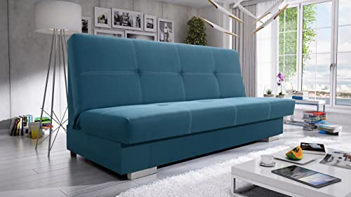 IWMAR MÖBEL AXEL SOFA MIT SCHLAFFUNKTION! 195x91x90 Sofa 4 Sitzer! Best Schlafsofa. Couch mit Bettkasten. Couch Wohnzimmer. Polstermöbel. Möbel mit Schlaffunktion. Schlafsofa mit Bettkasten.BEST SOFA. von MEBLE IWMAR