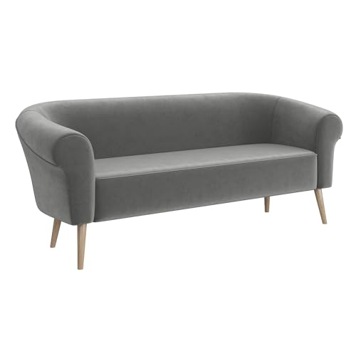 MEBLINI Mini Sofa 3-Sitzer für Wohnzimmer - Mini Lounge für DREI Personen - Küchensofa - Sofa Klein - Emilia - 3 - Hellgrau Samt MEBLINI Mini Sofa 3-Sitzer für Wohnzimmer - Mini Lounge für DREI Personen - Küchensofa - Sofa Klein - Emilia - 3 - Hellgrau Samt von MEBLINI