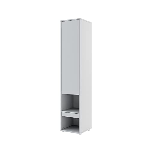 MEBLINI Schrank für Schrankbett Bed Concept - Hochschrank mit Ablagen, Fächern und Schublade - Nachttisch - BC-07 - Grau Matt MEBLINI Schrank für Schrankbett Bed Concept - Hochschrank mit Ablagen, Fächern und Schublade - Nachttisch - BC-07 - Grau Matt von MEBLINI