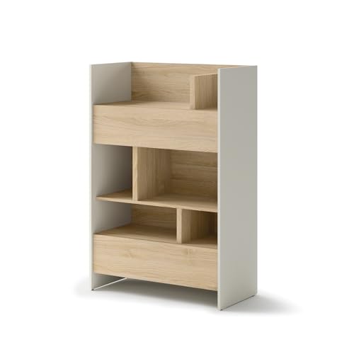 MEBLINI Wohnzimmerschrank für Schrankbett Bed Concept - Hochschrank mit Regalen, Fächern und Schublade - BC-26 - Kaschmir/Nagano Eiche MEBLINI Wohnzimmerschrank für Schrankbett Bed Concept - Hochschrank mit Regalen, Fächern und Schublade - BC-26 - Kaschmir/Nagano Eiche von MEBLINI