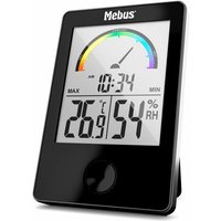 40929 Thermo-Hygrometer schwarz - Mebus von MEBUS