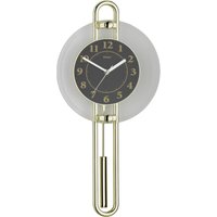 Mebus - 14813 Quarz Wanduhr 26 cm x 54.5 cm Gold, Schwarz, Silber Mebus - 14813 Quarz Wanduhr 26 cm x 54.5 cm Gold, Schwarz, Silber von MEBUS