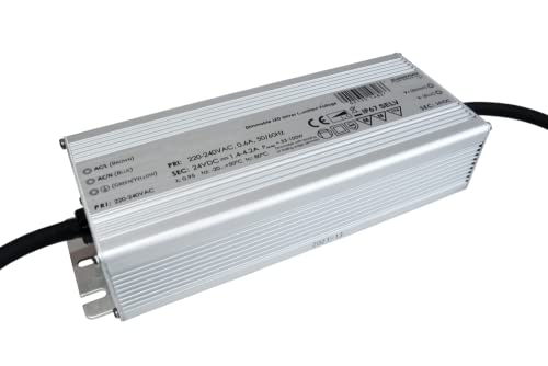 Dimmbarer LED Trafo Wasserfest IP67 24V DC - 200W - 8,3A MM ideal für Möbeleinbau TRIAC dimmbar (200W) von MEC Light