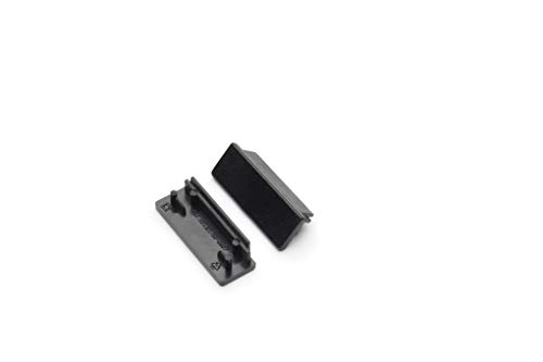 MEC Light Schwarze Endkappen für LED Profil 3,2cm breit 2er Set von MEC Light