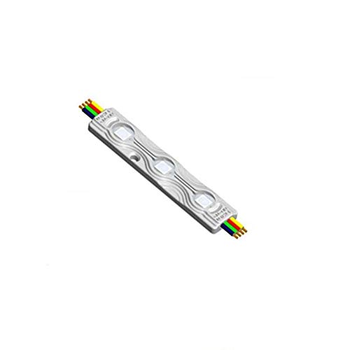 RGB LED Modul Element 3x1 RGB-LED Platine für Farbwechsel - 12V/DC Niedervolt - 0,72W Abstrahlwinkel 120° wasserfest IP67 outdoor Beschriftungsbeleuchtung Buchstabenbeleuchtung von MEC Light