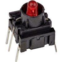 MEC - 3FTH980 Multi 3F Series Schalter 24 v 50 mA tastend Rot (l x b x h) 10 x 10 x 10.40 mm IP67 von MEC