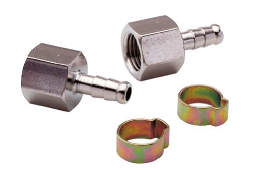 Mecafer 156025 Kupplung Verbinder Rohr 1/4 Zoll (15 x 11 mm, 2 Stück, Kragen Mecafer 156025 Kupplung Verbinder Rohr 1/4 Zoll (15 x 11 mm, 2 Stück, Kragen von Mecafer