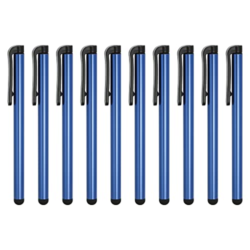 MECCANIXITY 10 Stück Stylus Pens für Touchscreens Universal Kapazitive Stylus Pencil Sensitivity for Phone Tablet All Capacitive Touch Screen Device, Navy Blue von MECCANIXITY