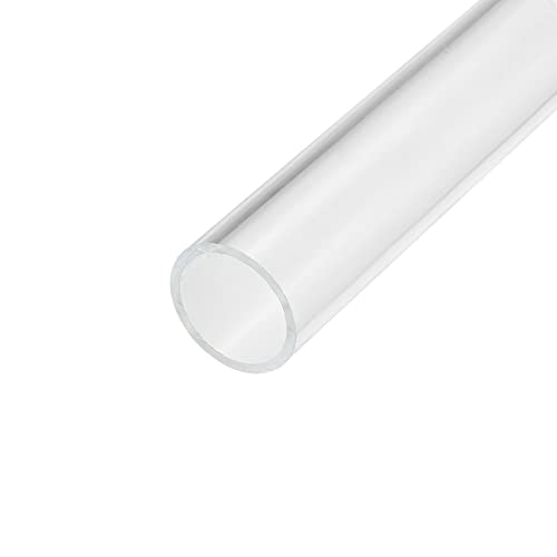 MECCANIXITY Acrylrohr, klar, starr, rund, 26 mm Innendurchmesser, 32 mm Außendurchmesser, 15,2 cm, für Lampen und Laternen, Wasserkühlungssystem von MECCANIXITY