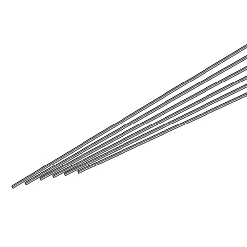 MECCANIXITY Kohlefaser-Stange, 5 mm x 300 mm, matte Stange für Flugzeug, RC DIY Werkzeug für Quadcopter Rohr, 8 Stück von MECCANIXITY
