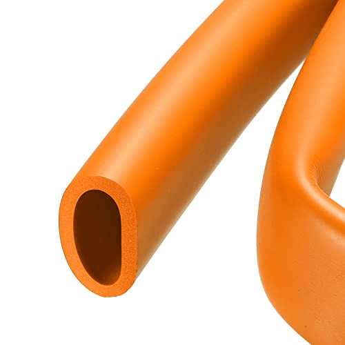 MECCANIXITY Schaumstoffgriff, 32 mm Innendurchmesser, 44 mm Außendurchmesser, 1,5 m, Orange für Utensilien, Fitness, Werkzeug, Griffstütze von MECCANIXITY