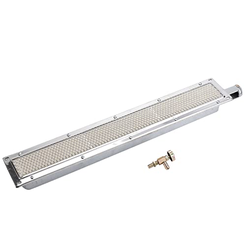 MECCTP BBQ Infrarotbrenner Gasgrill, Keramikbrenner Gasbrenner Grill Heizelement, Keramik Barbecues Infrarot Seitenbrenner Zum Kochen Grillen Braten Camping Brenner - 44 x 9,5cm MECCTP BBQ Infrarotbrenner Gasgrill, Keramikbrenner Gasbrenner Grill Heizelement, Keramik Barbecues Infrarot Seitenbrenner Zum Kochen Grillen Braten Camping Brenner - 44 x 9,5cm von MECCTP