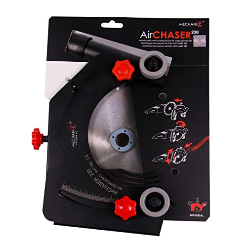 MECHANIC AirCHASER 2.0 Absaugung adapter für Winkelschleifer 230mm zum Schlitzfräsen Fugen und Mauernutfräsen mit Staubabsaugung von MECHANIC