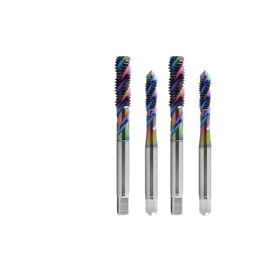 1 STÜCKE Spiralgenuteter Gewindebohrer 2-56 3-48 4-40 5-40 8-32 10-24 1/4-20 5/8 7/16 9/16 3/4 Maschinengewindebohrer(Nano Coating-TC50,UNC9I16-12) von MECHURA