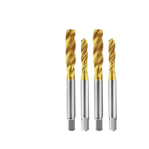 1 STÜCKE Spiralgenuteter Gewindebohrer 2-56 3-48 4-40 5-40 8-32 10-24 1/4-20 5/8 7/16 9/16 3/4 Maschinengewindebohrer(Nano Coating-TIN,UNC3I4-10) von MECHURA