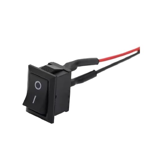 5 STÜCKE EIN AUS Runde Wippschalter 20mm Mini AC 250 V 3A 125 V 6A(KCD1-2P-R) von MECHURA