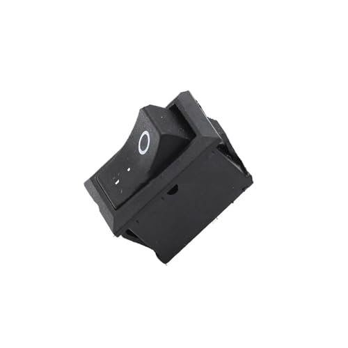 Bootswippschalter zum 1 STÜCKE KCD1 2PIin 3Pin Auto Wippschalter 6A/10A 250 V/125 V AC Rot Gelb Grün Blau schwarz Taste(Black 2Pin) von MECHURA