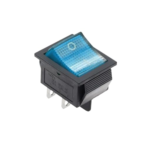 Bootswippschalter zum 1 STÜCKE KCD4 Wippschalter EIN-AUS 2 Positionen 4/6 Pins mit Licht Netzschalter 2 Positionen(6Pin Red) von MECHURA