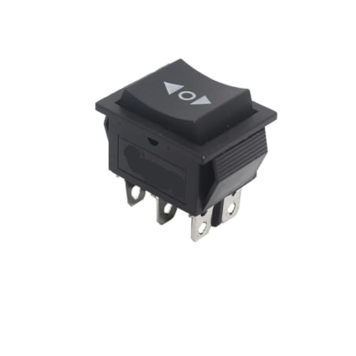 Bootswippschalter zum 【5-1PCS】KCD4 Wippschalter Ein Aus 6 Pin Mit Led 4 16A 250V 220V T85 20A Kleine 6Pin 4Pin Licht for 2 Position 220 230V Lampe 10A(6Pin Bilateral reset,3PCS) von MECHURA