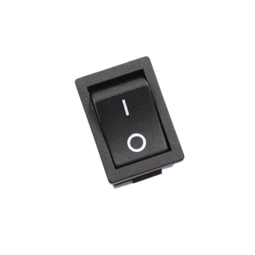 Bootswippschalter zum 5 Stücke schalter KCD1-104 4 füße 2 dateien mit lichter Rocker power schalter 15 * 21 MM 4pin Mit licht(5pcs black,12 V) von MECHURA