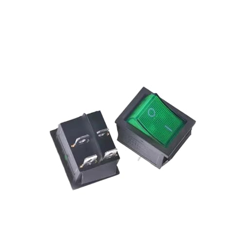 Bootswippschalter zum Wippschalter Wippschalter Power Button I/O 4 Pin mit Licht 4/6PIN rotes Licht grünes Licht(PURPLE) von MECHURA