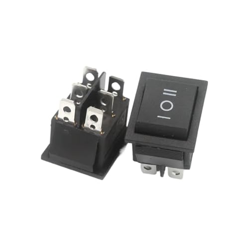 Bootswippschalter zum Wippschalter Wippschalter Power-Taste 4 6 Fuß Rotes Licht Grünes Licht 31x25mm16A250V(Army green) von MECHURA