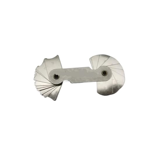 Edelstahl-Radius-Fillet-Lehre Umfassende Gewindelehren aus Edelstahl for den privaten, industriellen und professionellen Einsatz sowie for Heimwerkerprojekte(R15-25) von MECHURA