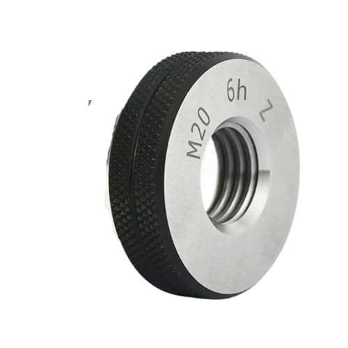 Gewinderinglehre 1SET Nicht-Standard Metrische Feinzahn Gewinde Ring Gauge(M1.7x0.2 6h) von MECHURA