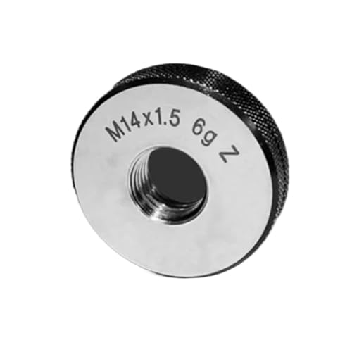 Gewinderinglehre 1SET Standard Metrisches Gewinde Ring Gauge Genauigkeit 6g Messwerkzeug M3M5M6M10M12M24 X0.2 0,3 0,4 1,25 2,5 3 1,75(M10X1.5-6g T Z) von MECHURA