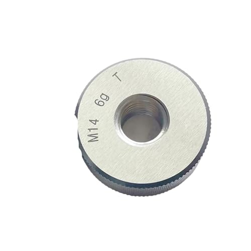 Gewinderinglehre 2 STÜCKE Metrisches gewinde ring gauge messgeräte set M14 M14X2 M14X1.5 6g Feine schraube gage messgeräte(M14X0.75 6G T Z) von MECHURA