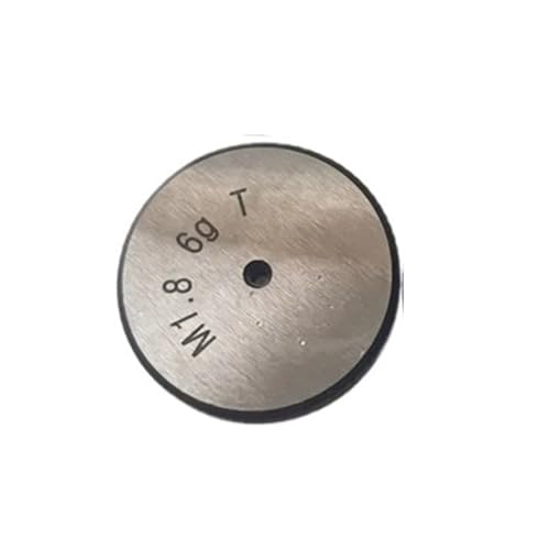 Gewinderinglehre 6g/6h Metrisches Gewindelehrring-Set M1 M1.2 M1.4 M1.6 M1.7 M1.8 Überzugsschraubengewinderinge Lehrensätze M1X0.25 M1.7X0.35 M1.8X0.35(M1X0.25 6g 1set) von MECHURA