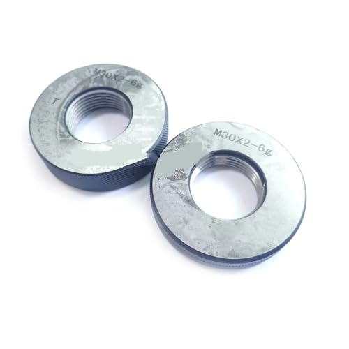 Gewinderinglehre 6g Gewindelehrring-Sets M30 go nogo Feingewindelehren-Set(M30X1 6G 1set) von MECHURA
