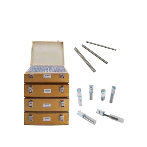 Stahlstiftlehre Stiftlehrensatz, 0,100 mm - 10,000 mm,(0.100-1.000 91PCS) von MECHURA