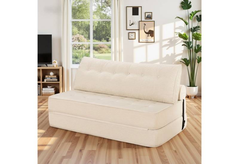 MECO Schlafsofa, Modernes Klappsofa 80×150×40 cm – Bequemes Cord-Sofa-Bett MECO Schlafsofa, Modernes Klappsofa 80×150×40 cm – Bequemes Cord-Sofa-Bett von MECO