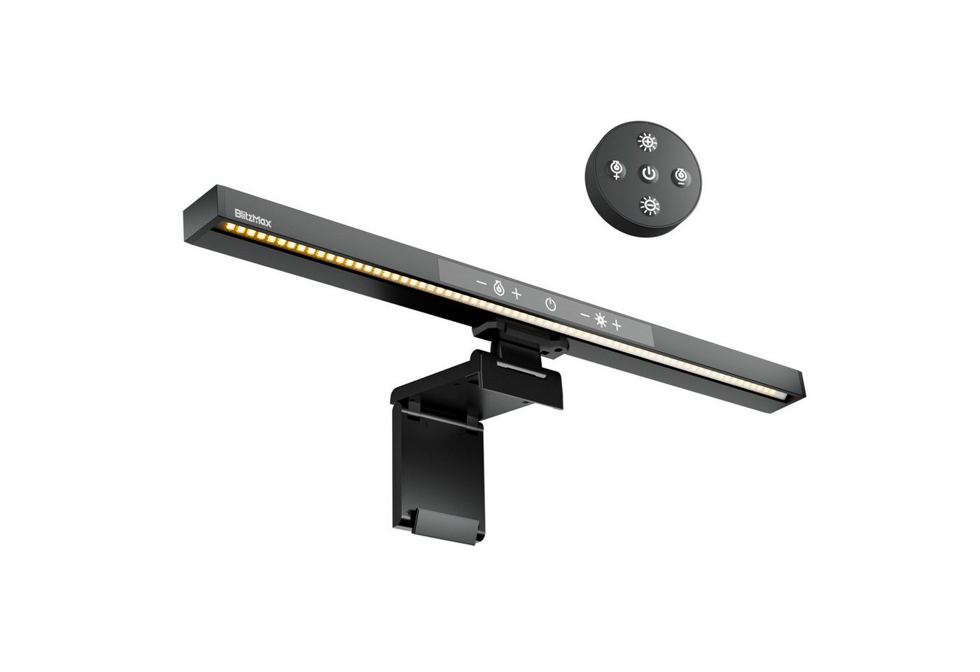 MECO Schreibtischlampe, LED Monitor Lampe Bildschirmlampe USB dimmbar 3000-6000K von MECO