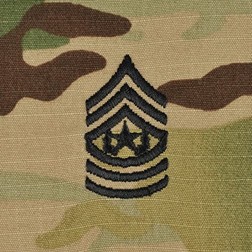 US Army Command Sergeant Major Rank OCP/Scorpion Sew On von MEDALS OF AMERICA EST. 1976