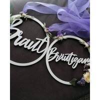 Wedding Hochzeit Loop 20 cm Braut + Bräutigam Set Hochzeitsdeko Deko Wedding Hochzeit Loop 20 cm Braut + Bräutigam Set Hochzeitsdeko Deko von MEDEKO