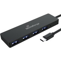 MediaRange USB C Hub 4-fach von MEDIARANGE
